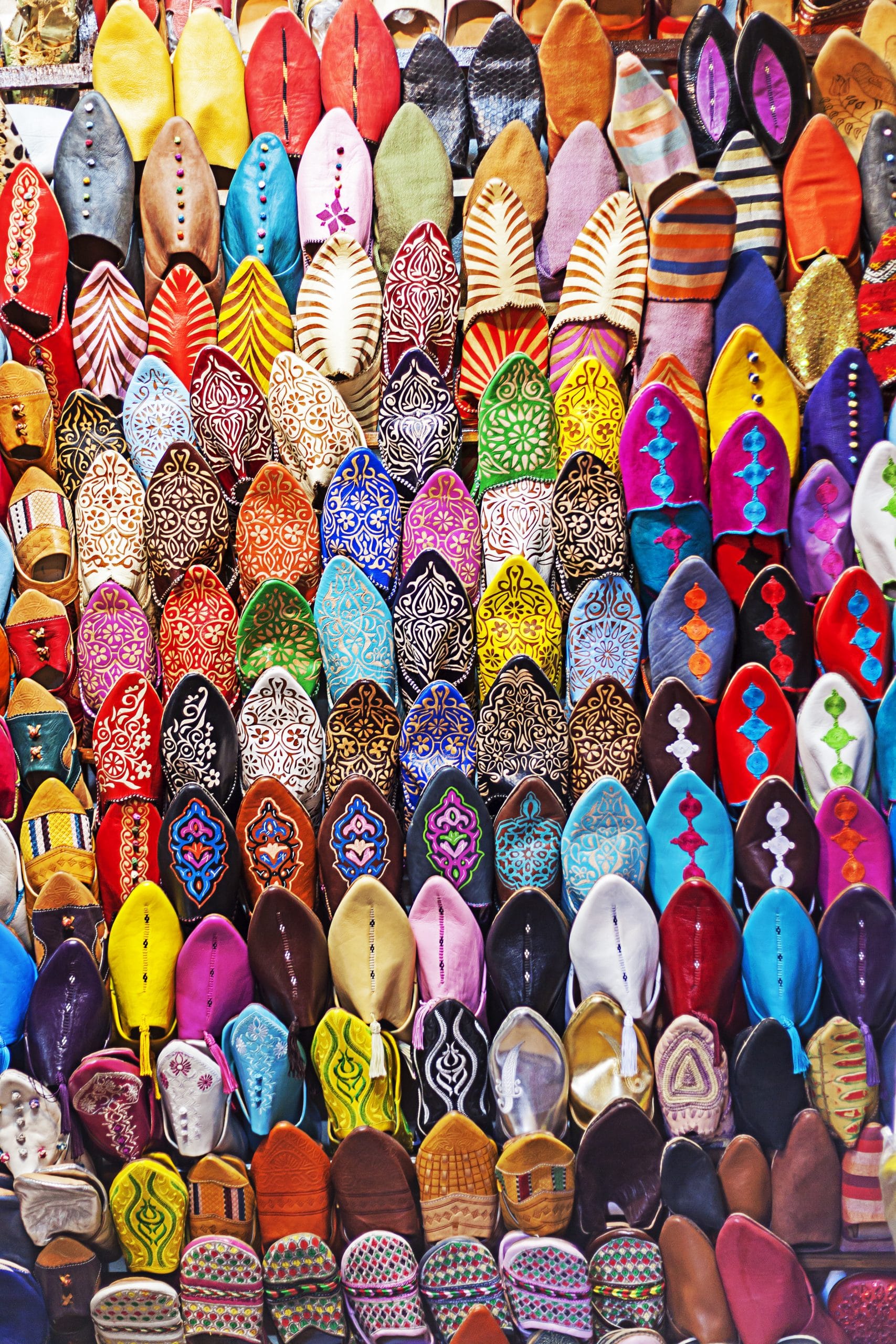 colorful slippers