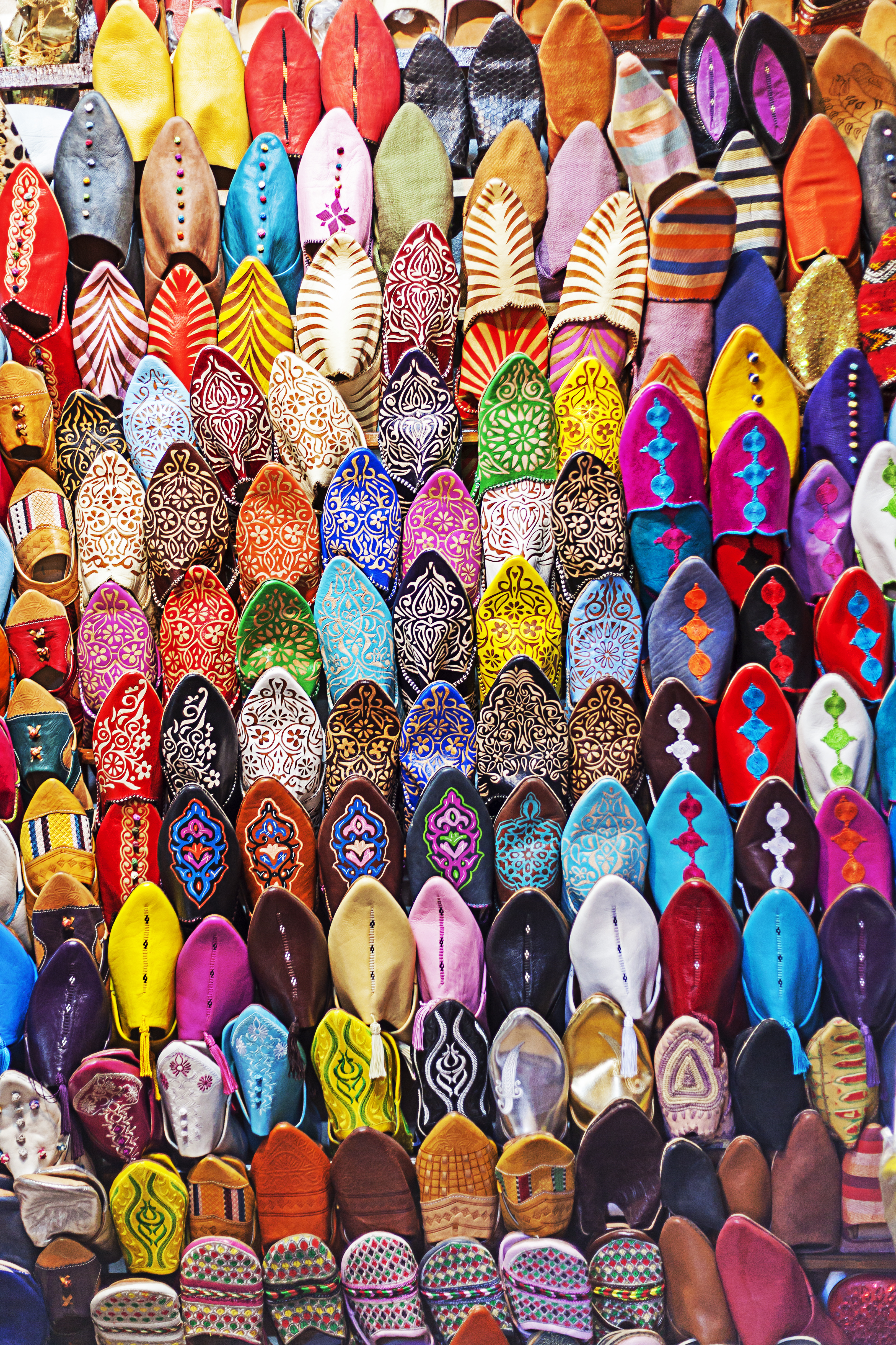colorful slippers